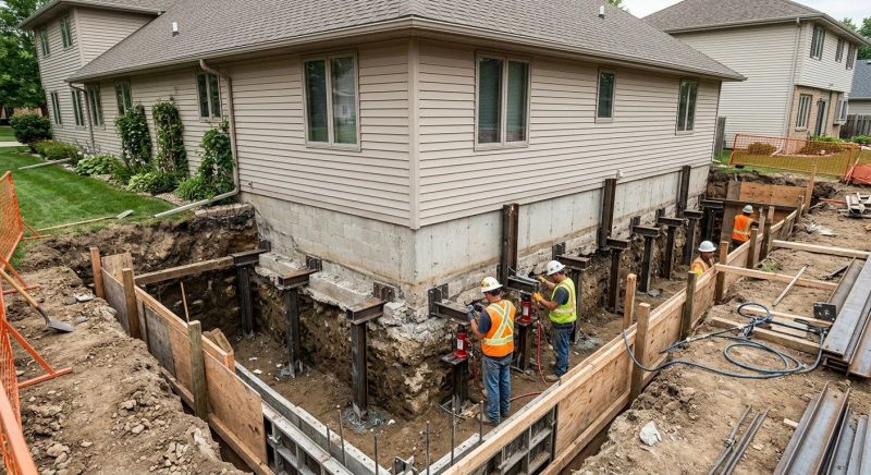 Foundation Underpinning in Greenville, SC