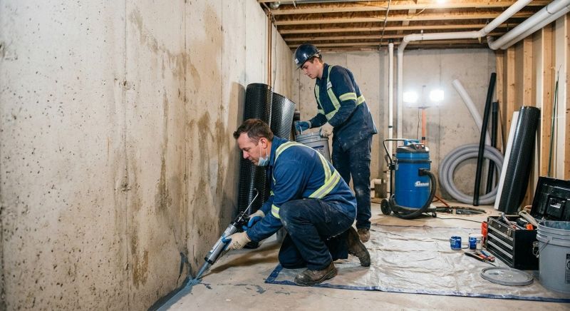 Basement Foundation Sealing in Fredericksburg, VA