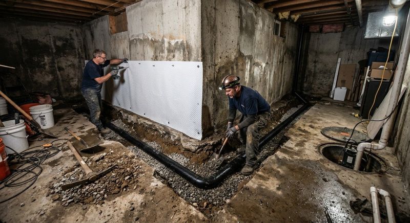 Basement Seepage Repair in Birmingham, AL