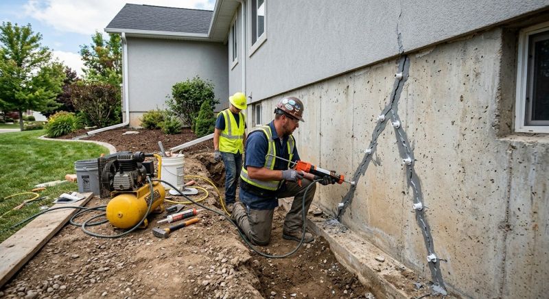 Exterior Foundation Repair in Greenville, SC