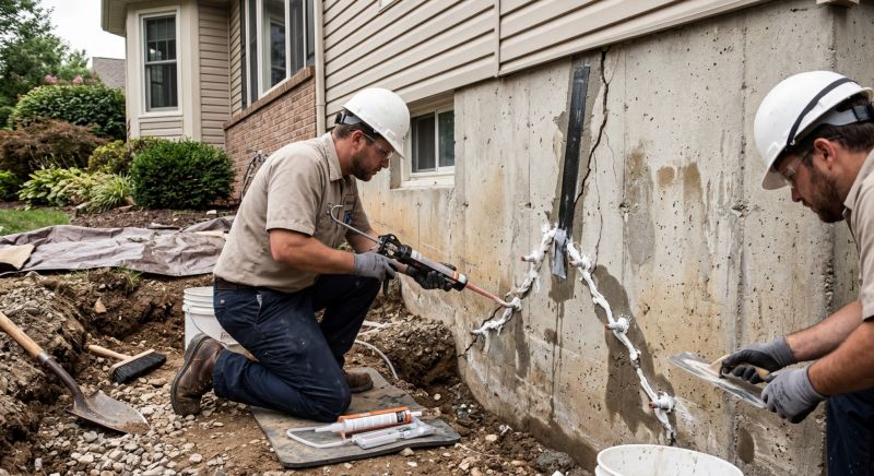 Foundation Cracks Repair in Greenville, SC