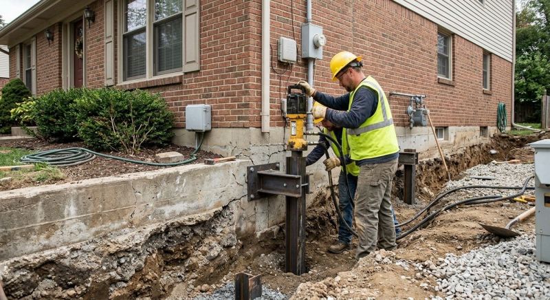Helical Piers Installation in Sarasota, FL