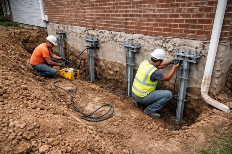 Helical Piers Installation in Sarasota, FL