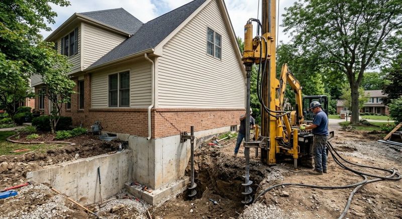 Helical Pile Installation in Fort Collins, CO