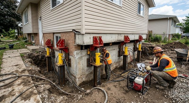 Sinking Foundation Lifting in Sarasota, FL