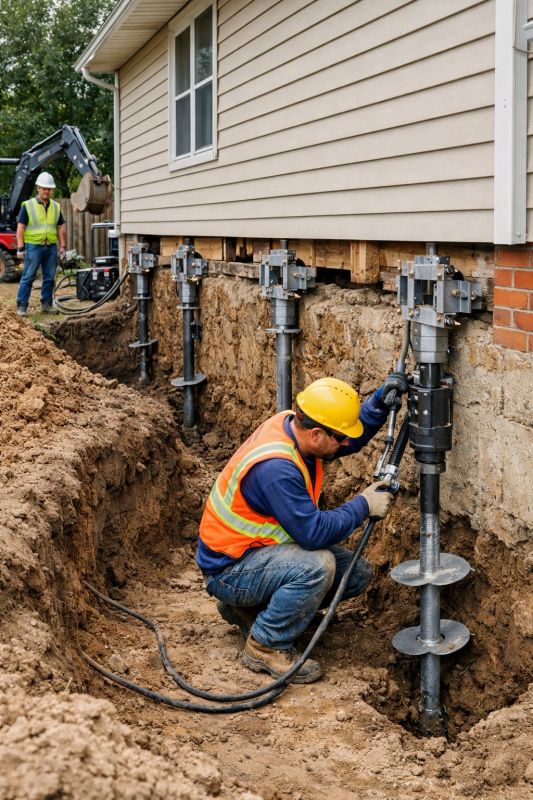 Sinking Foundation Lifting in Sarasota, FL