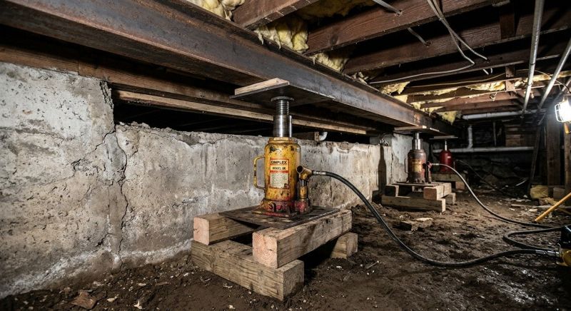 Sinking Foundation Lifting in Sarasota, FL