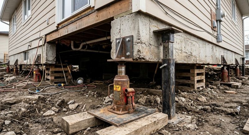 Sinking Foundation Lifting in Columbus, OH