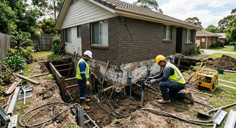 Sinking Foundation Repair in Sarasota, FL