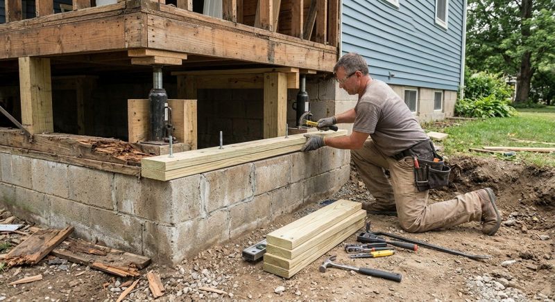 Slab Foundation Repair in Greenville, SC