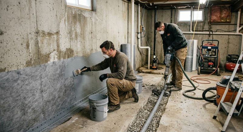 Wet Basement Repair in Montgomery, AL